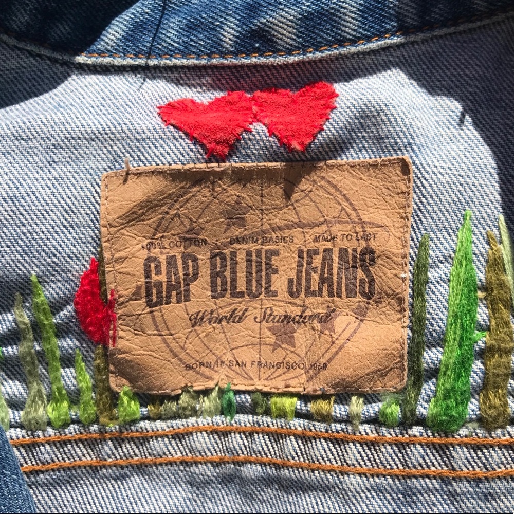 Embroidered Jean Jacket - Picture 2 of 3